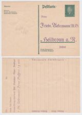 97876 DR Ganzsachen Postkarte P181 Zudruck Friedrich Ackermann AG Heilbronn