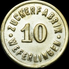 WERTMARKE: 10 Pfennig