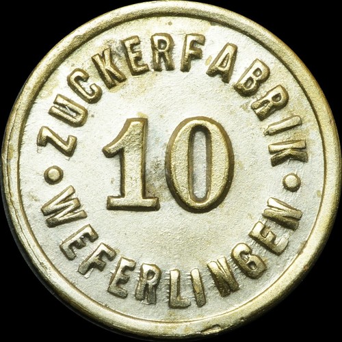 Wertmarke pfennig - wertmarke:,