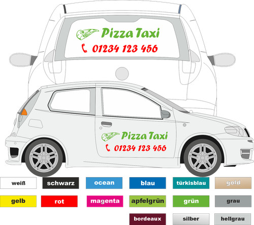 Teile pizza taxi - pizza,