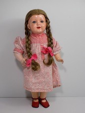 Antike Charakter Puppe K&R Kammer & Reinhard Mädchen Original Kleidung Echthaar