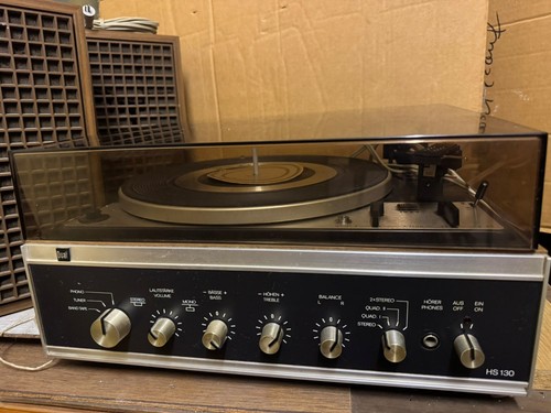 Dual 130 plattenspieler mit - hs,