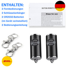 2 Stk Garagentor Handsender