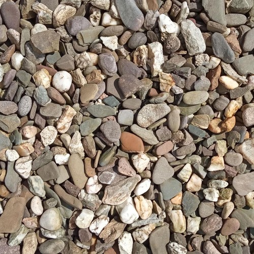 Rheinkies zierkies braun bunt - rheinkies,