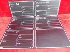 6 Schilder__für die Pferdebox__Stalltafeln , Boxenschilder __Metall__