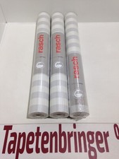 Vliestapete Trianon rasch 3x 515343 (3Rollen) Streifen Beige Silber Wohnzimmer