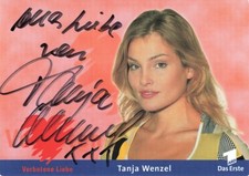 497210) AK Schauspieler-Autogrammkarte - Tanja Wenzel, Verbotene Liebe