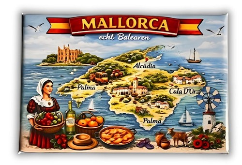 Mallorca kühlschrankmagnet - mallorca,