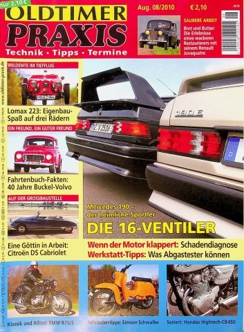Oldtimer praxis 2010 - 2), 08/2010