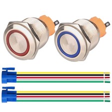 Momentan-Drucktaster Edelstahl