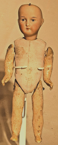 Puppe porzellan antik - puppe, antik,