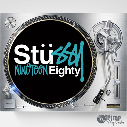 Stussy 1980 slipmats - dj, /