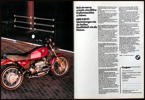 Bmw motorrad st werbung - 80,