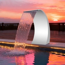 Edelstahl Pool Fontäne