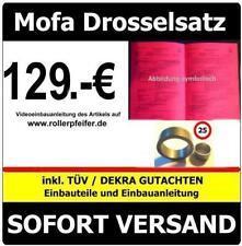 Mofa Drossel Drosselsatz 25Km PEUGEOT Elyseo Typ: G1A  mit Tüv-Gutachten