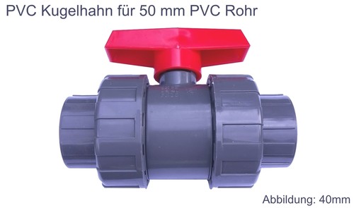 Pvc kugelventil mm - pvc,