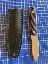 Böker BFF Packlite + Räuchereiche Griffschalen + Lederscheide + Magnacut