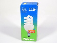 11-Watt Paulmann 892.41 ESL Spirale E14 Warm-Weiß Energiesparlampe