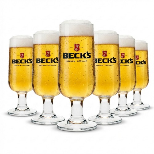 Becks bier glas 3l pokal - 6x, 0,3l