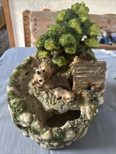 Schwerer ZIMMERBRUNNEN  TISCHBRUNNEN WASSER BRUNNEN Technik fehlt, Hunde