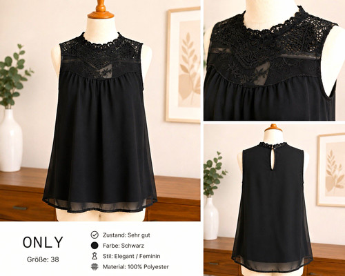 Only damen bluse schwarz - damen,