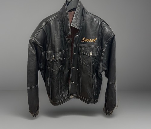 Diesel lederjacke leather - lederjacke,