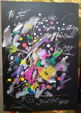 Jazz Festival Montreux 1982, Vintage Poster von Jean Tinguely,  103 x 72 cm