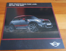 Prospekt MINI COUNTRYMAN PARK LANE 03/2015 - PERFEKTER ZUSTAND