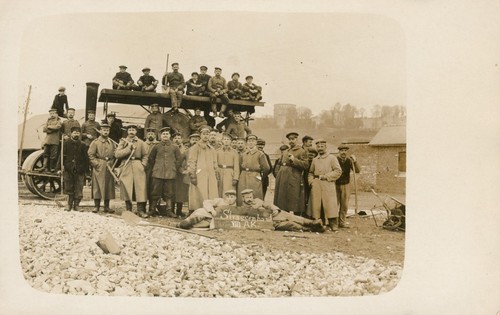 Foto fahrzeug soldaten - wk,