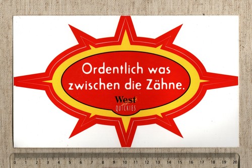 Aufkleber sticker west - aufkleber/sticker,