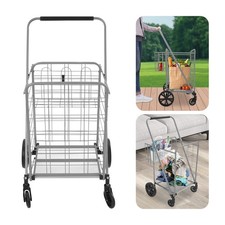 Doppelter einkaufswagen - doppelter,