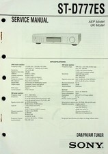 Service Manual Sony ST-D777ES