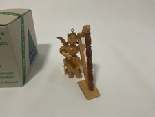 Blank Engel Erzgebirge Kurzrock mit Harfe sitzend EK 038 #415#