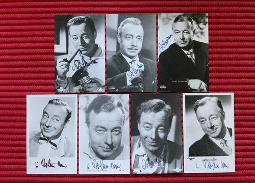 Heinz rühmann handsignierte - heinz,