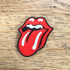 Rote Zunge/Rolling Stones Logo Pin Anstecker inspiriert 3D gedruckt 