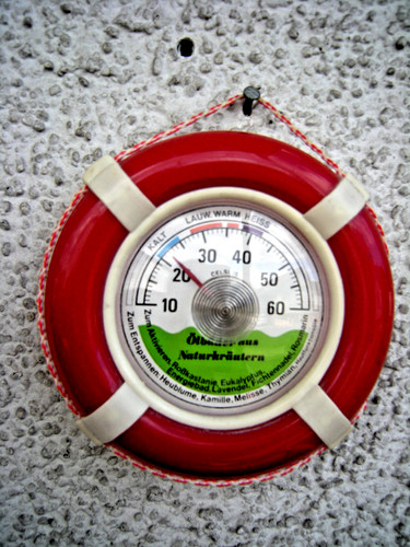 Schönes altes barometer - altes,