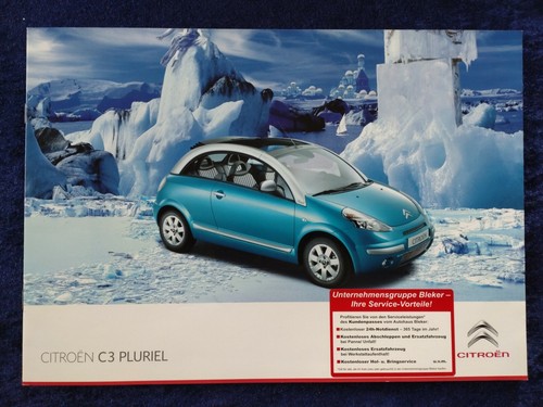 Citroen pluriel prospekt - c3,