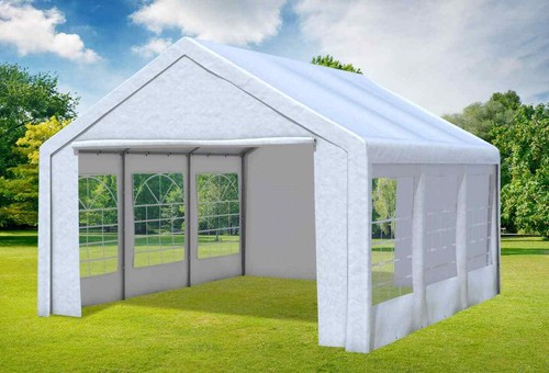 Partyzelt 4x5m weiß pvc - partyzelt,