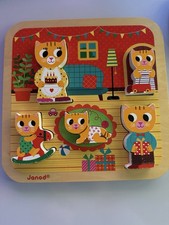 Janod Holzpuzzle Steckpuzzle