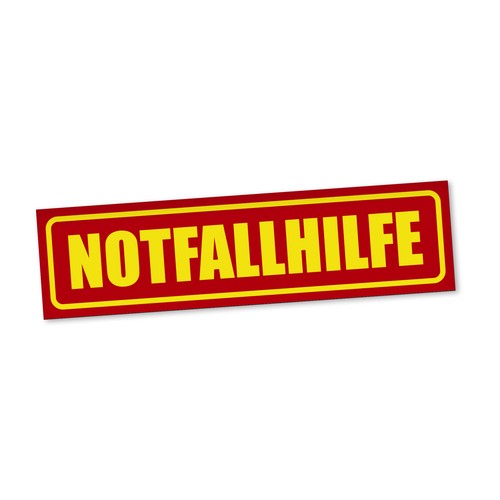 Notfallhilfe magnetschild auto - magnetschild,