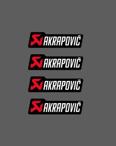 Aufkleber sticker akrapovic - aufkleber,