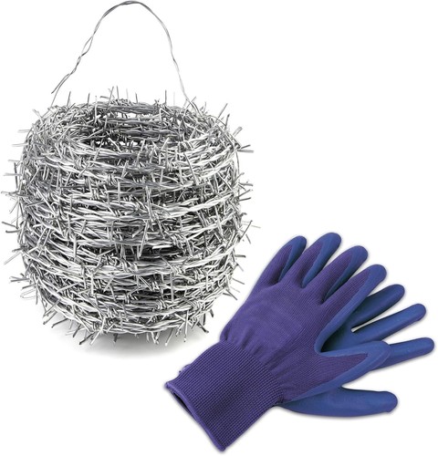 Stacheldraht verzinkt 16 - verzinkt,,