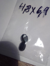 1 Paar echte oval facet dark blue Saphire  Saphir ca. 4,8 x 6,9 mm