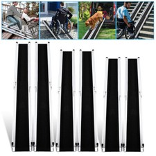 Rollstuhlrampe Alu Klappbar Rampe Auffahrrampe Schwellenrampe Teleskoprampe