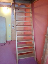 Treppe für Hochbett, Holztreppe, Massivholztreppe
