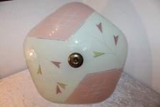 50er Tellerlampe Stablampe 50th Hängelampe Ufolampe Schlafzimmer Leuchte rosa