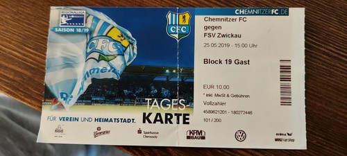 Sammler ticket chemnitzer - sammler,