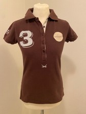 Damen Poloshirt Sansibar Sylt S edel 34 36 neu wertig braun