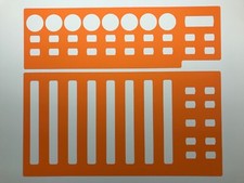 3 orange Overlays für