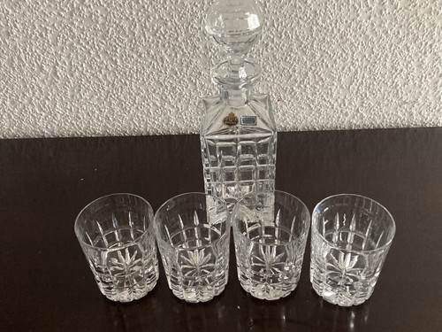 Kristallglas gläser flasche - kristallglas, gläser+flasche